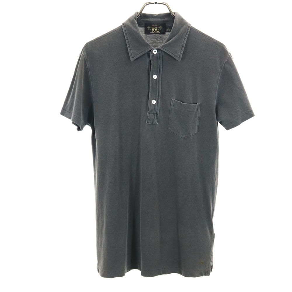 古着 RALPH LAUREN ラルフローレン 半袖 ポロシャツ S グレー 鹿の子 メンズ 【中古】 【PD】