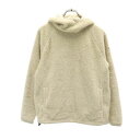 古着 BURTON バートン スノーボード 長袖 プルオーバー ボア フリースジャケット XS ベージュ系 ロゴ スキー フード メンズ 【中古】 【PD】