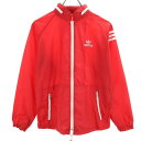 古着 adidas アディダス 70s 80s デサント製 ヴィンテージ トレーニング ナイロンジャケット S レッド系 ADS-200 メンズ 【中古】 【P...
