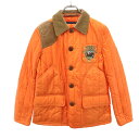 未使用 ラルフローレン キルティングジャケット 7 オレンジ RALPH LAUREN タグ付き レディース 【中古】 【240115】 【PD】