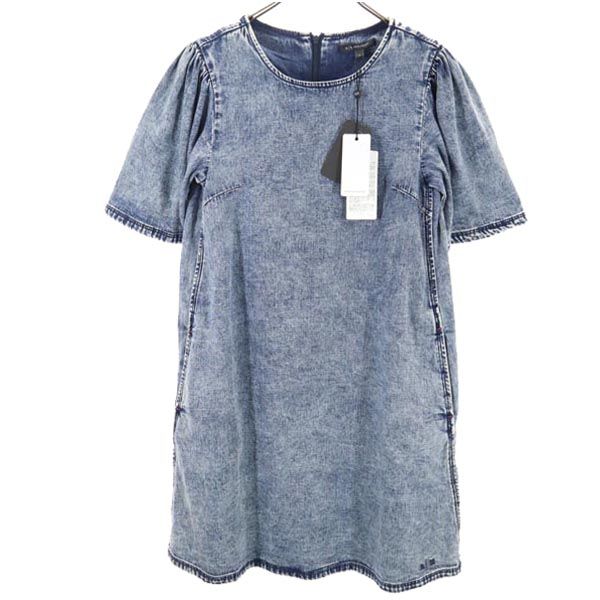 古着 未使用 ARMANI EXCHANGE アルマーニエクスチェンジ 半袖 デニム ワンピース 2 レディース 【中古】 【PD】