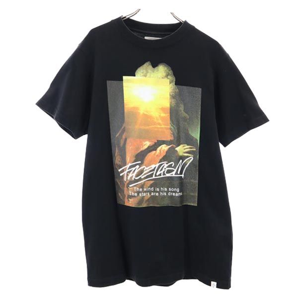 ファセッタズム 日本製 ロゴプリント 半袖 Tシャツ 3 黒系 FACETASM メンズ 【中古】 【230504】 メール便可