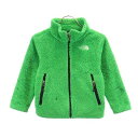 古着 THE NORTH FACE ノースフェイス アウトドア NAJ71210 フリースジャケット 110 グリーン VERSA LOFT JACKET キッズ 【中古】 【PD】(4)