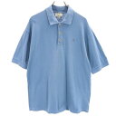 トラサルディ イタリア製 半袖 ポロシャツ XL ブルー系 TRUSSARDI メンズ 【中古】 【230805】
