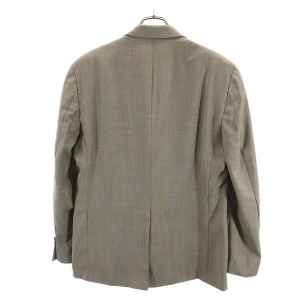 古着 RALPH LAUREN ラルフローレン ウール100％ チェック柄 テーラードジャケット 38S グレー メンズ 【中古】 【PD】