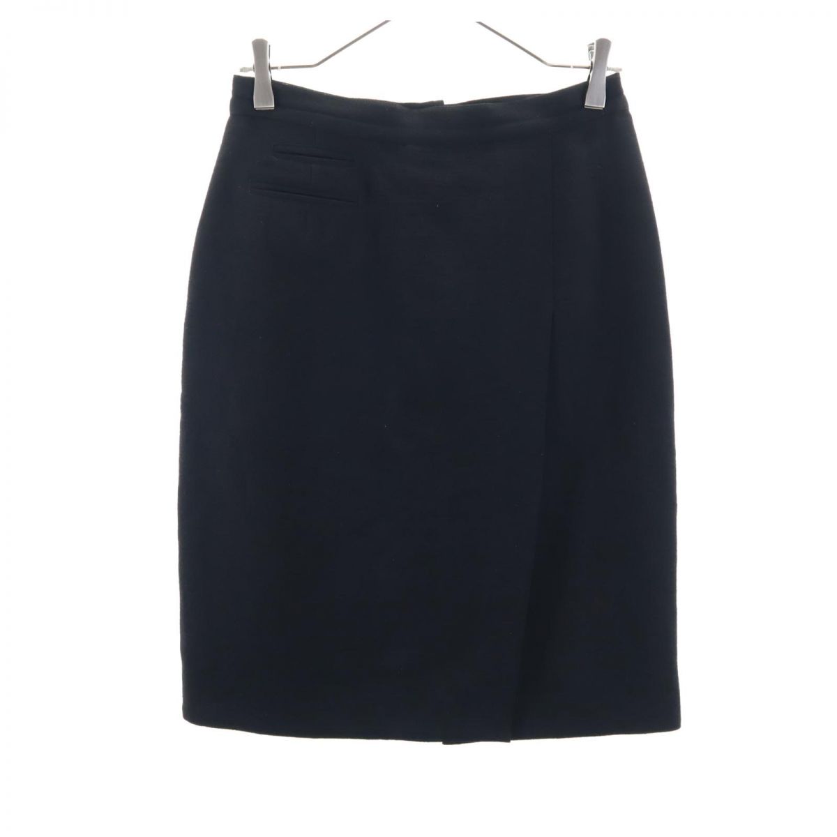古着 ICEBERG アイスバーグ イタリア製 ミディスカート 42 黒 レディース 【中古】 【PD】