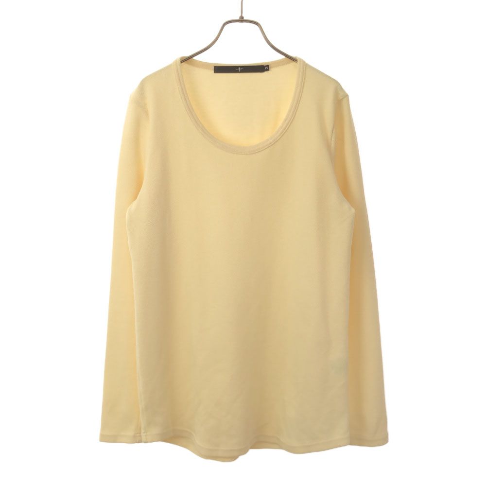 古着 NO ID ノーアイディー 長袖 Tシャツ 2 アイボリー 鹿の子地 ロンT メンズ 【中古】 【PD】