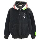 古着 A BATHING APE アベイシングエイプ ボア パンダ ジップパーカー S グレー系 メンズ 【中古】