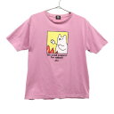 キャンプセブン プリント 半袖 Tシャツ 155 ピンク CAMP7 キッズ 【中古】 【230805】 メール便可