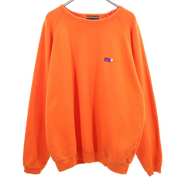 樂天商城 - 古着 oobe 長袖 トレーナー L オレンジ スウェット メンズ 【中古】
