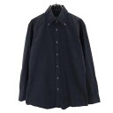 バーバリーブラックレーベル 三陽商会 長袖 ボタンダウンシャツ 39 ブラック BURBERRY BLACK LABEL メンズ 【中古】 【230310】 メール便可