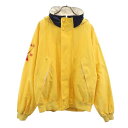 ノーティカ 90s オールド セーリング ジャケット XL イエロー NAUTICA フード メンズ 【中古】 【230929】