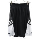 古着 未使用 adidas アディダス バスケットボール ショートパンツ M ブラック×グレー メンズ 【中古】 【PD】