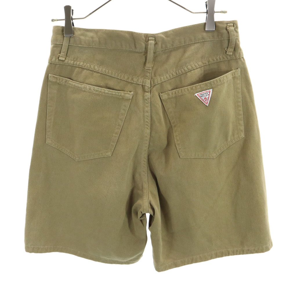 古着 Guess ゲス 90s USA製 オールド ショートパンツ 1 ブラウン BY GEORGES MARCICANO ボタンフライ メンズ 【中古】 【PD】