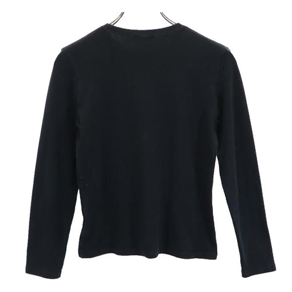 古着 BURBERRY バーバリー 三陽商会 日本製 長袖 Tシャツ 160A ブラック系 ロンT キッズ 中古 PD space01-10612725 古着、USED専門百貨店BIG2nd サンプル画像2