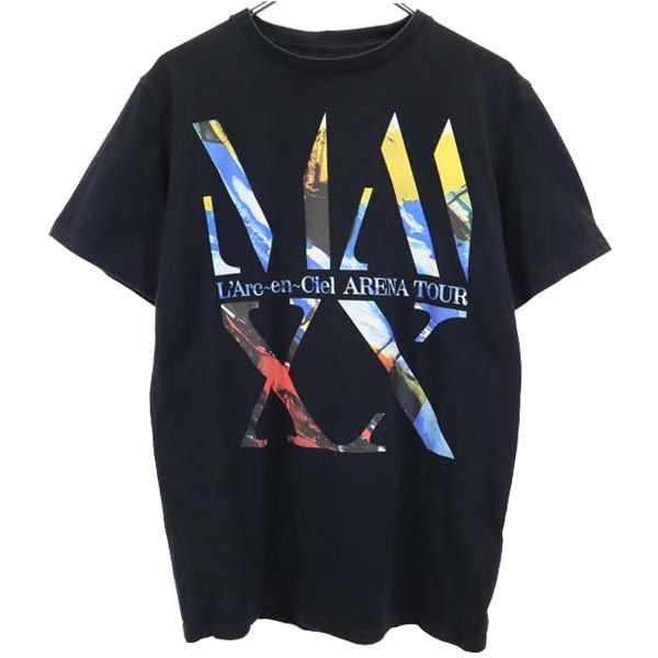 L’Arc〜en〜Ciel ARENA TOUR MMXX プリント 半袖 Tシャツ M ブラック系 ラルクアンシエル バンT バンド ロゴ メンズ 【中古】 【230809】 メール便可