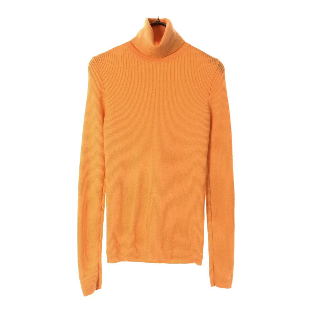 Turtleneck - 古着 SNIDEL スナイデル 長袖 タートルネック リブ ニット FREE オレンジ SWNT225095 レディース 【中古】