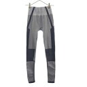 リーボック 切替 シームレス タイツ M ブルー系 Reebok トレーニング スポーツ レディース 【中古】 【230813】