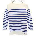 古着 ORCIVAL オーシバル フランス製 ボーダー 長袖 Tシャツ ホワイト系 バスクシャツ ロンT レディース 【中古】(4)