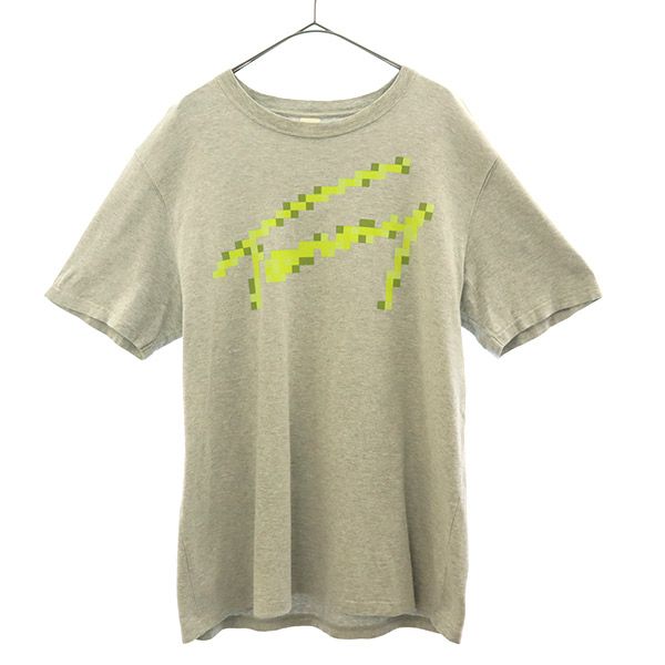 トミー プリント 半袖 Tシャツ L グレー TOMMY ロゴ メンズ 【中古】 【230815】 メール便可
