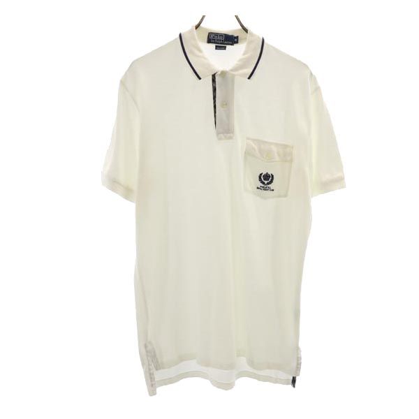 ポロバイラルフローレン 半袖 ポロシャツ M ホワイト系 Polo by Ralph Lauren ロゴ 刺繍 鹿の子 メンズ 【中古】 【230827】 【詳細】左襟に小さな汚れがあります。 他、比較的綺麗な状態ですが、ご理解の上ご購入をお願いいたします。 コンディションについて サイズ表記M 着丈80cm 身幅53cm 袖丈25cm 肩幅48cm 素材綿100％ カラーホワイト系 商品番号bobr-fre-69863-mpo サイズガイドはこちら ※サイズに関しまして実寸も参考にお願いいたします。(サイズ不明、男女どちらか不明、紳士服のサイズ表記など当店でもサイズがわからない商品がありますので実寸サイズのご確認をお願い致します。) ※男女兼用や男女不明な商品がありますがモールカテゴリでは男女どちらか選択をしなければなりませんのでご不明な点はお問い合わせお願い致します。 ※商品は写真のものがすべてとなります。 ※素材表記はなるべく写真にて収めていますが、欠損、不明な点があればお問い合わせください。 ※状態は当社独自の基準です。 ※測定値の若干の誤差はご了承ください。 ※「在庫有り」の表示であっても、必ずしも在庫を保証するものではありません。 掲載商品について、他モールとも在庫を共有しております。 完売の場合は、誠にご迷惑をお掛けいたしますが、ご注文をキャンセルさせていただく場合がございます。予めご了承ください。