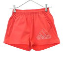 アディダス プリント ナイロン混 ショートパンツ S ピンク系 adidas レディース 【中古】 【230826】 メール便可(4)