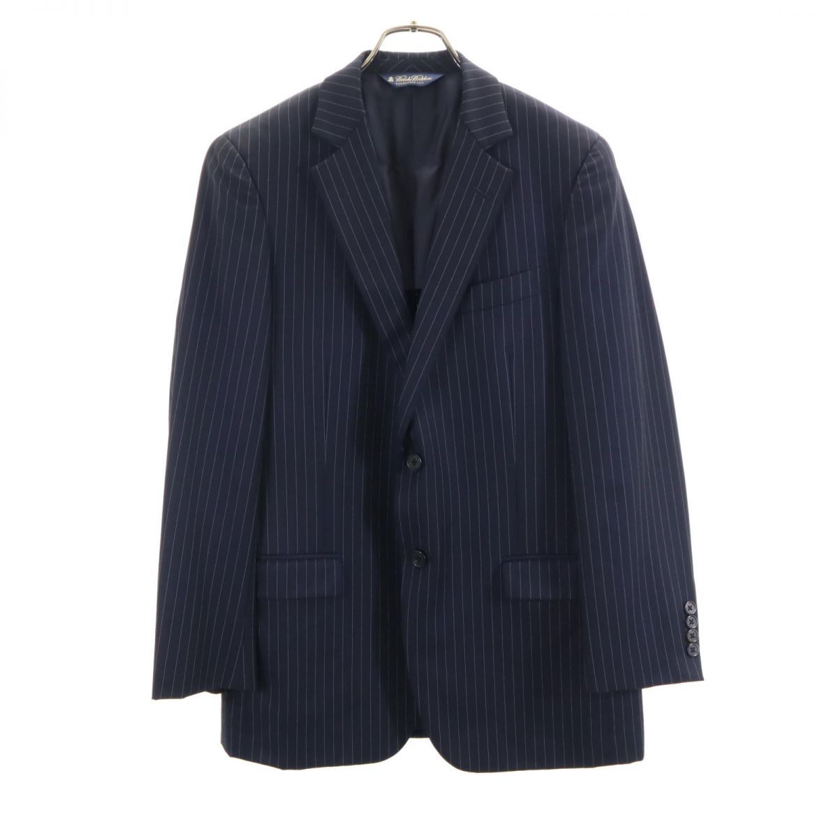 古着 Brooks Brothers ブルックスブラザーズ ウールブレンド 長袖 テーラードジャケット ネイビー メンズ 【中古】 【PD】