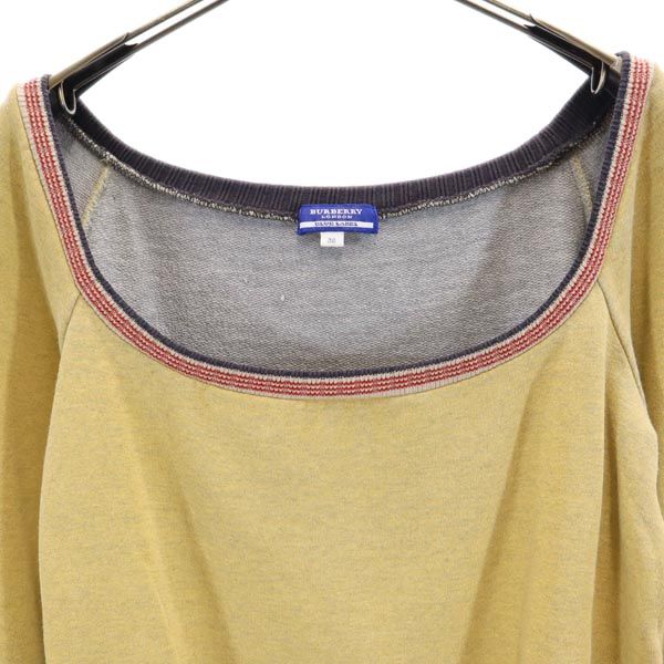 古着 BURBERRY BLUE LABEL バーバリーブルーレーベル 三陽商会 長袖 カットソー 38 イエロー系 レディース space01-10619992 古着、USED専門百貨店BIG2nd サンプル画像3