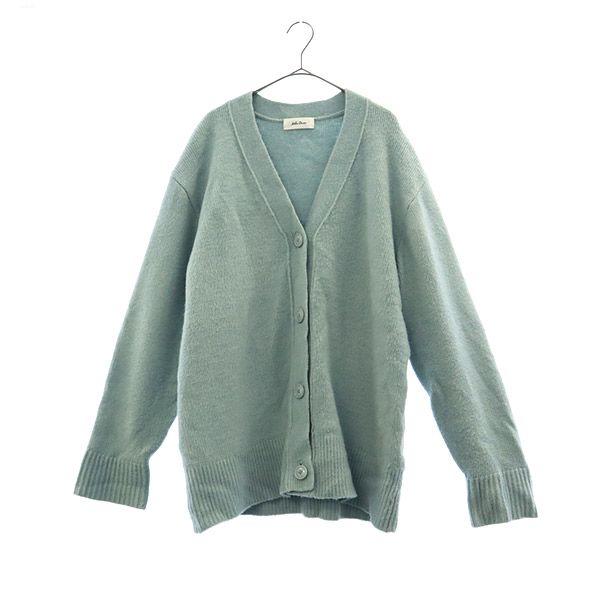 Rakuten - 古着 Mila Owen ミラオーウェン 長袖 ベーシック カーディガン F ブルー 09WND195106 レディース 【中古】