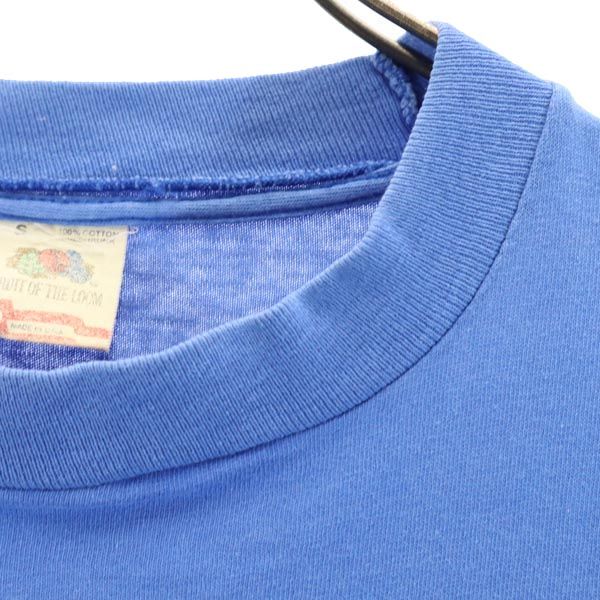 古着 FRUIT OF THE LOOM フルーツオブザルーム 90s オールド USA製 プリント 半袖 Tシャツ S ブルー BYU メンズ 【中古】 【PD】 space01-10616093 古着、USED専門百貨店BIG2nd サンプル画像3