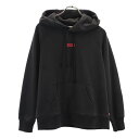 古着 Levi's リーバイス プリント 長袖 スウェットパーカー S ブラック系 レディース 【中古】 【PD】