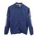アディダス スポーツ ジャージ 150 青系 adidas トラックジャケット キッズ 【中古】 【230901】