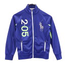 ポロラルフローレン ビッグポニー トラックジャケット ジャージ S ネイビーパープル系 POLO RALPH LAUREN 長袖 キッズ 【中古】 【23090...