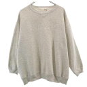 古着 CHEROKEE チェロキー 長袖 トレーナー XL グレー系 裏起毛 メンズ 【中古】 【PD】(4)