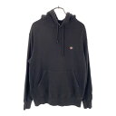 古着 チャンピオン Champion 長袖 スウェットパーカー L ブラック メンズ 【中古】