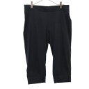 ナイキ スポーツ クロップド パンツ XL ブラック NIKE DRI-FIT トレーニング レディース 【中古】 【230903】 メール便可
