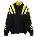 アディダス 80s デサント製 ヴィンテージ トラックジャケット ジャージ XO ブラック adidas 長袖 ロゴ ビッグサイズ メンズ 【中古】 【2309...