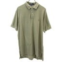 ポロバイラルフローレン 半袖 ポロシャツ M グリーン系 Polo by Ralph Lauren 鹿の子 メンズ 【中古】 【240502】