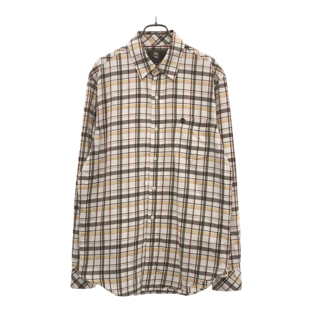 古着 ティンバーランド Timberland チェック 長袖 コットンシャツ M メンズ 【中古】