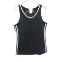 アディダス プリント タンクトップ OT ブラック adidas スポーツ トレーニング ウォームアップ ロゴ レディース 【中古】 【230911】 メール便...