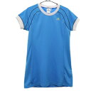 アディダス プリント トレーニングシャツ M ブルー adidas 半袖 Tシャツ スポーツ ウォームアップ ロゴ メンズ 【中古】 【230912】 メール便...