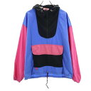 古着 OCEAN EQUIPMENT 90s オールド マウンテンパーカー M ブルー×ピンク メンズ 【中古】