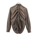 古着 UNDERCOVER アンダーカバー 日本製 長袖 アシンメトリー シャツ 2 ブラウン系 変形 レディース 【中古】 【PD】