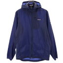 パタゴニア 24142 アウトドア フーディーニジャケット ナイロンジャケット S ネイビー patagonia ロゴ メンズ 【中古】 【230914】 メール便可