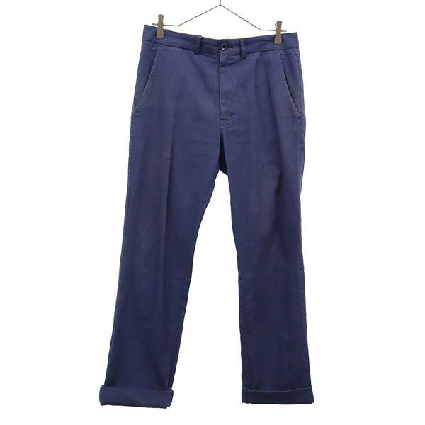 フリーマンズスポーティングクラブ カラー ロングパンツ w30 ネイビー FREEMANS SPORTING CLUB メンズ 【中古】 【230916】