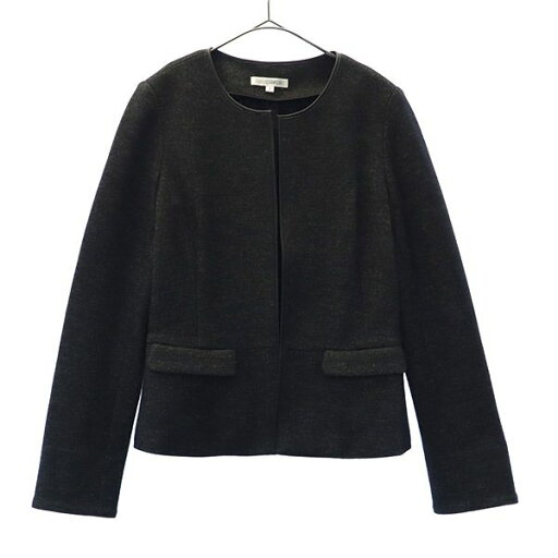 古着 NARACAMICIE ナラカミーチェ ノーカラージャケット 1 グレー レディース 【中古】 【PD】 古着 NARACAMICIE ナラカミーチェ ノーカラージャケット 1 グレー レディース 【中古】 【PD】