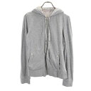 古着 MAX&CO マックスアンドコー 長袖 スウェット ジップパーカー M グレー系 レディース 【中古】 【PD】