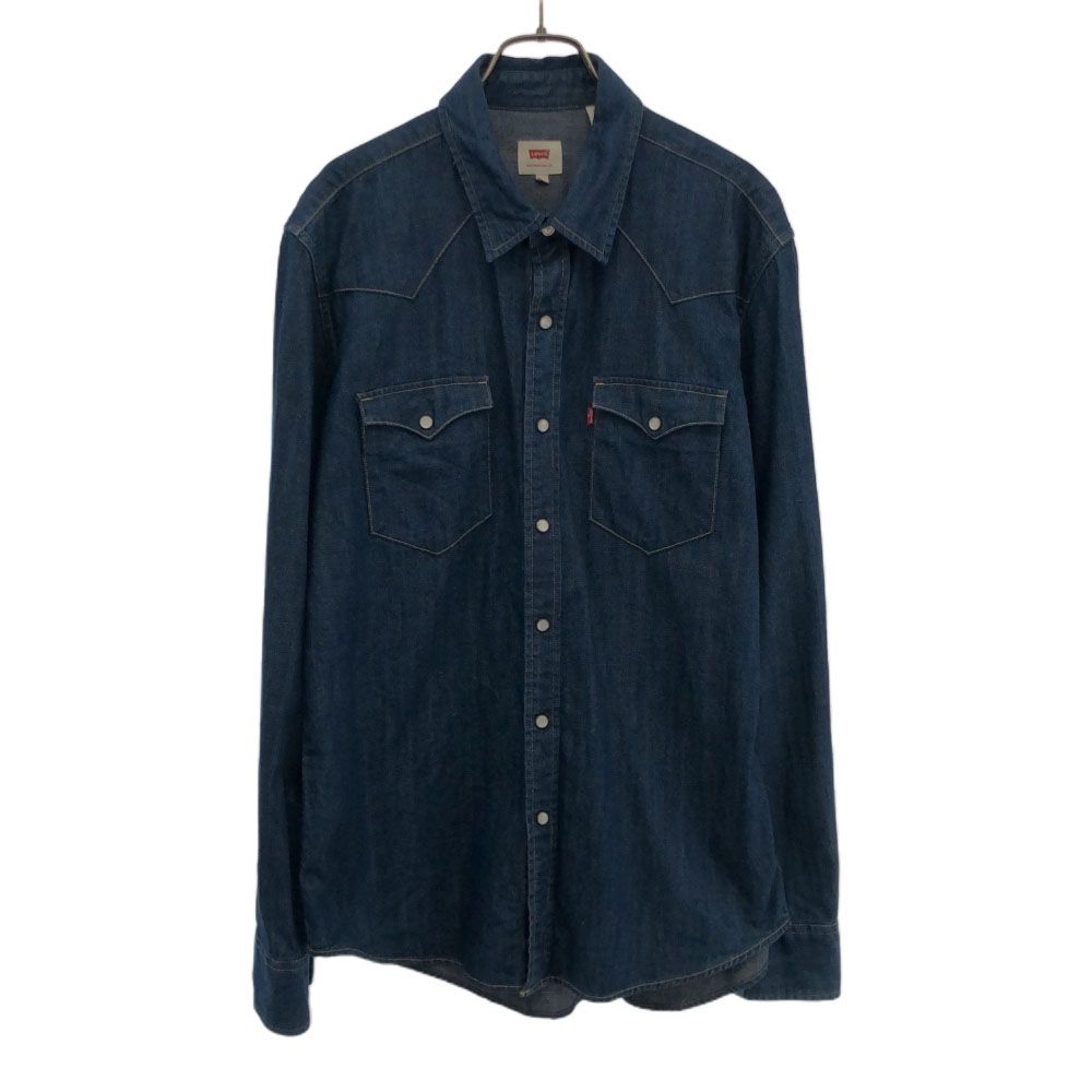 リーバイス 長袖 デニム ウエスタンシャツ L Levi's メンズ 【中古】 【240505】