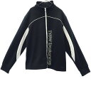 ニューバランス プリント ジャージ L ブラック New balance ジップアップジャケット スポーツ ロゴ レディース 【中古】 【230926】