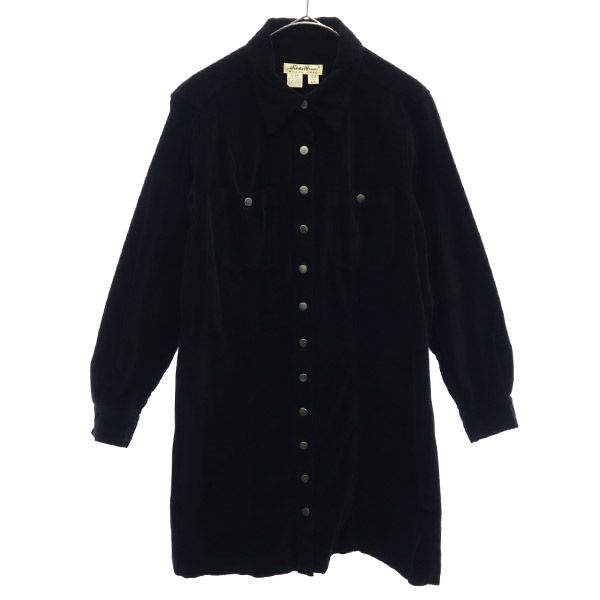 エディーバウアー 長袖 ワンピース L ブラック Eddie Bauer レディース 【中古】 【230927】
